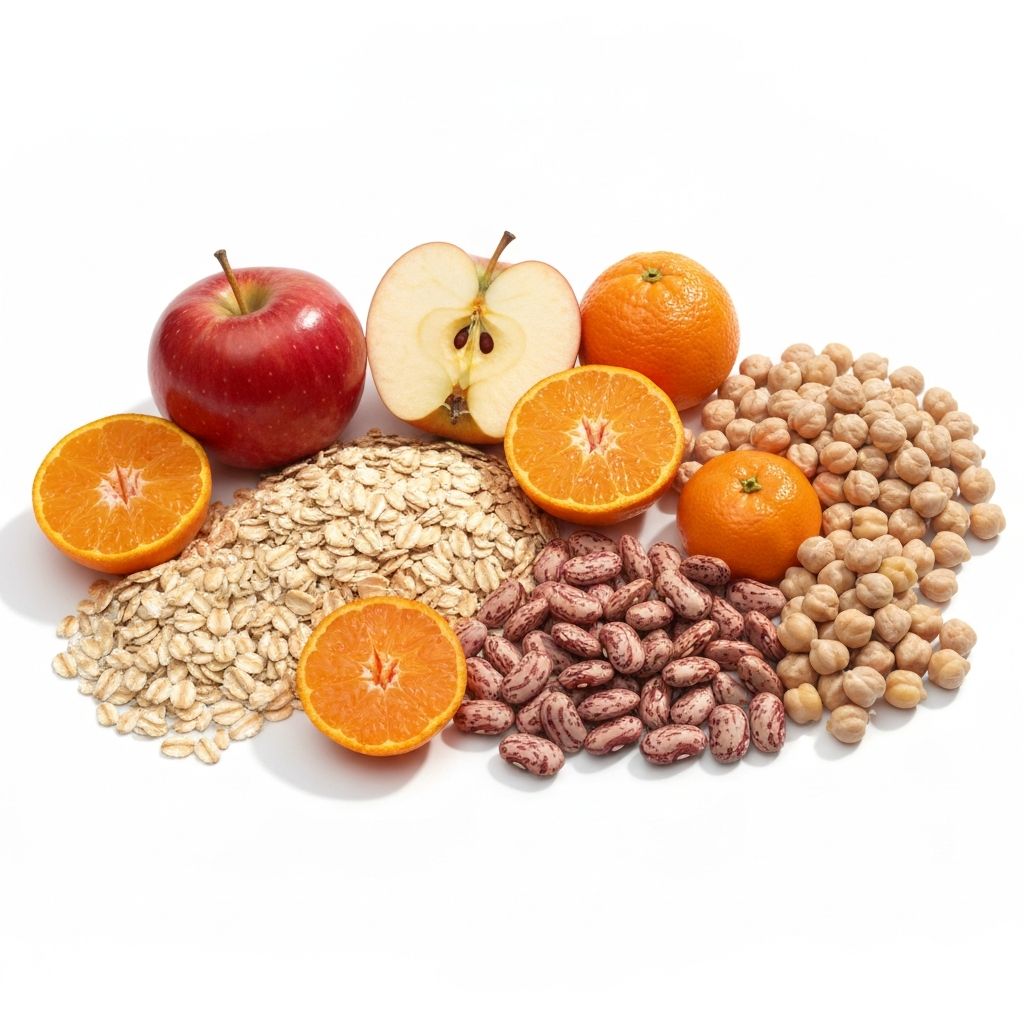 Soluble fibre foods